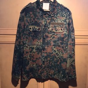Vintage military camouflage shirt